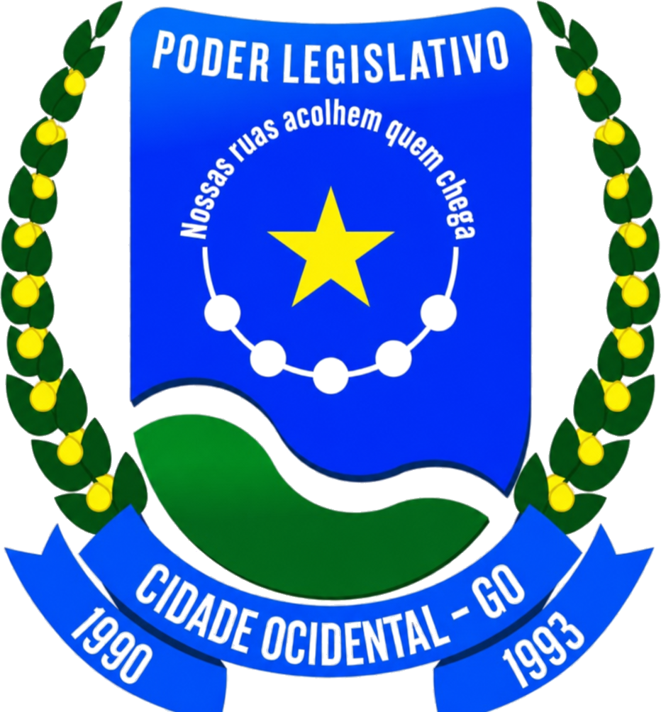 Brasão da Câmara Municipal de Cidade Ocidental